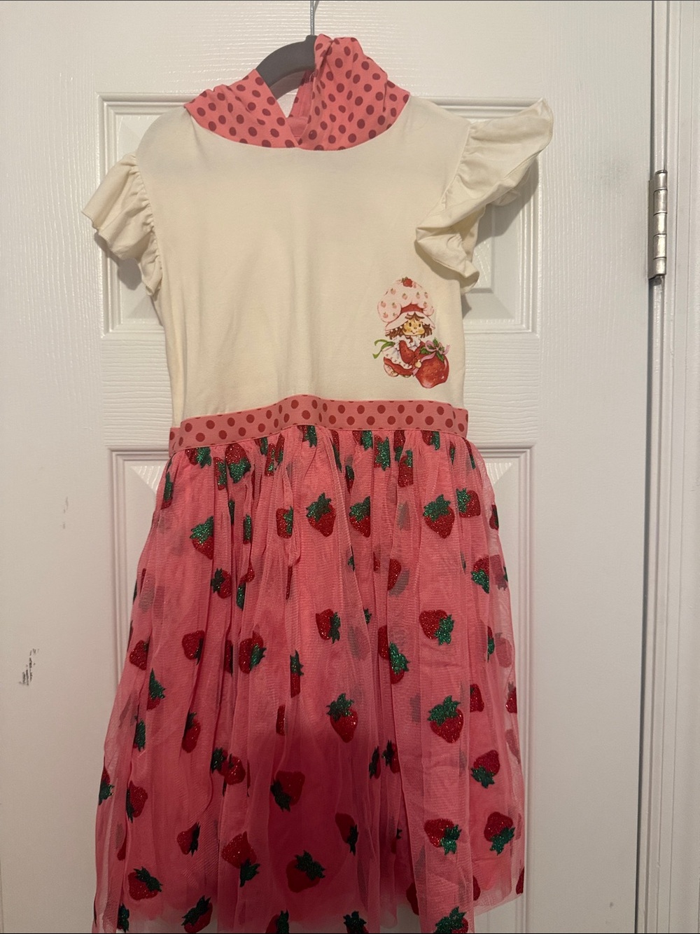 Strawberry Shortcake Cream and Pink  Girls' Dress